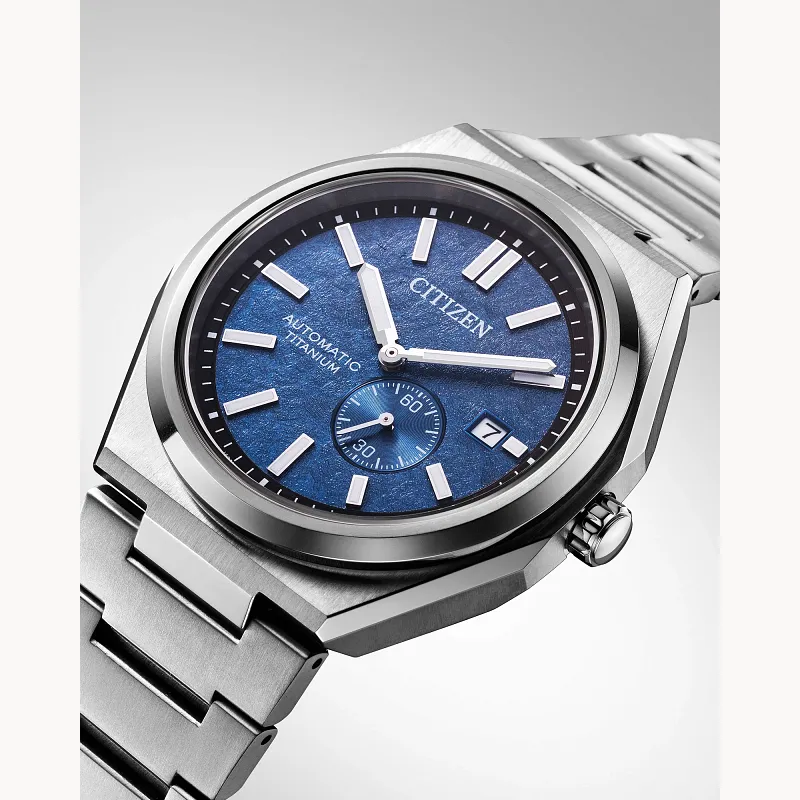 Zenshin Mechanical Blue Dial Super Titanium Bracelet NJ0180-80L Zenshin Mechanical Blue Dial Super Titanium Bracelet NJ0180-80L